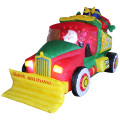 Project Swirling Lighting Gonflable Santa Truck